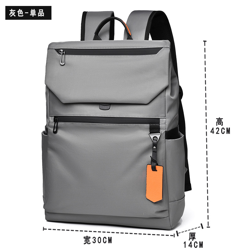 Mochila de Viaje para Hombre, Estilo 2025, Tejido Lavado, para Portátil, Negocios, Estudiantes, con Cojín de Aire