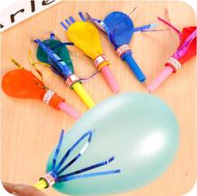 生日派对气氛道具会叫气球口哨创意有声玩具儿童幼儿园吹气小玩具