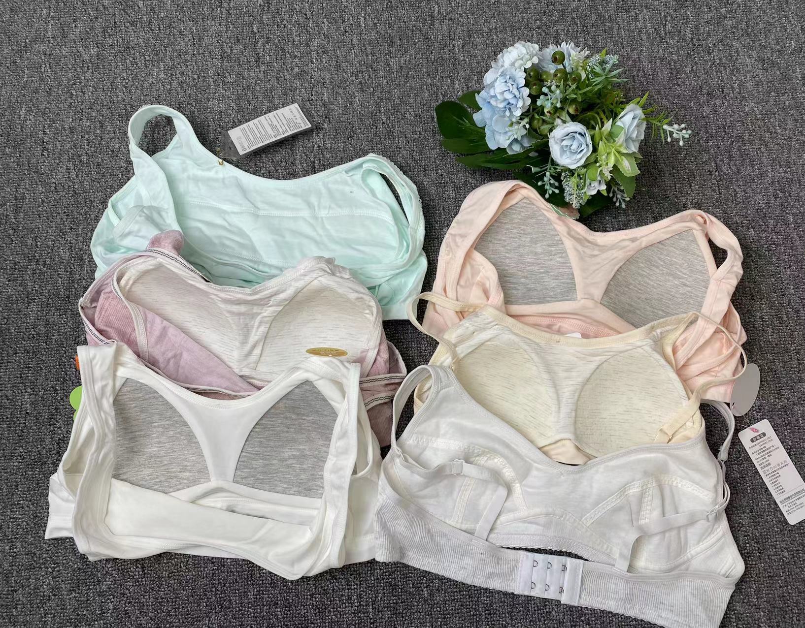 Diverso Chaleco de algodón puro para niñas de verano sujetador Delgado ropa interior de desarrollo inalámbrico brillante sujetador de Estudiante