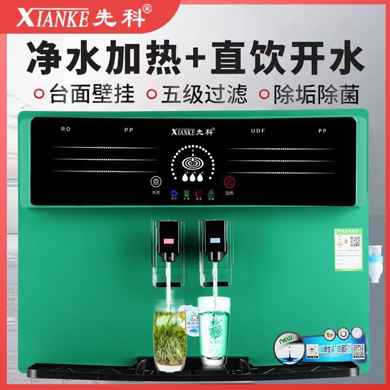 Water Purifier Five-Stage 10inch Household Direct Drinking Ro Reverse Osmosis Heating All-In-One Tap Water Desktop Wall-Mounted Manufacturer