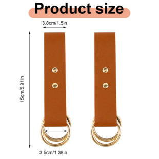 Cross-border in stock skirt leather ring buckle hiking Renaissance belt medieval skirt hiking belt ring