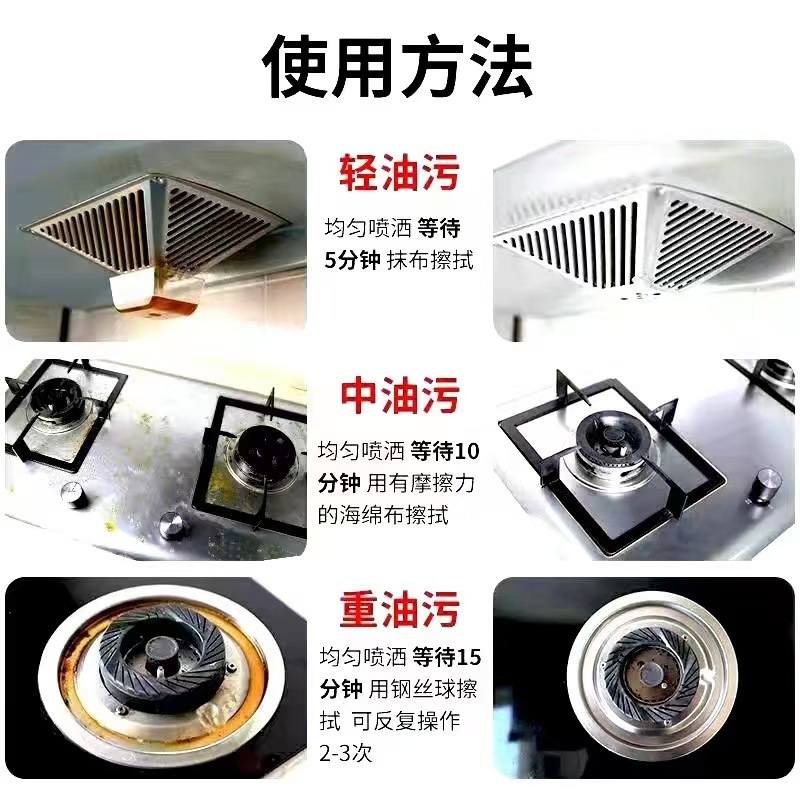 【Direct sales by manufacturer】Scandidate Taihuashi homes are mostly made with cleaning liquid range hoods and heavy oil and dirt. 5