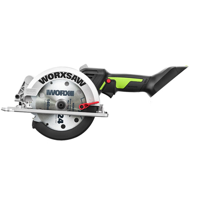 WEX WORX WU535.9 sierra eléctrica recargable metal desnudo (con llave + hoja de sierra original sin batería)