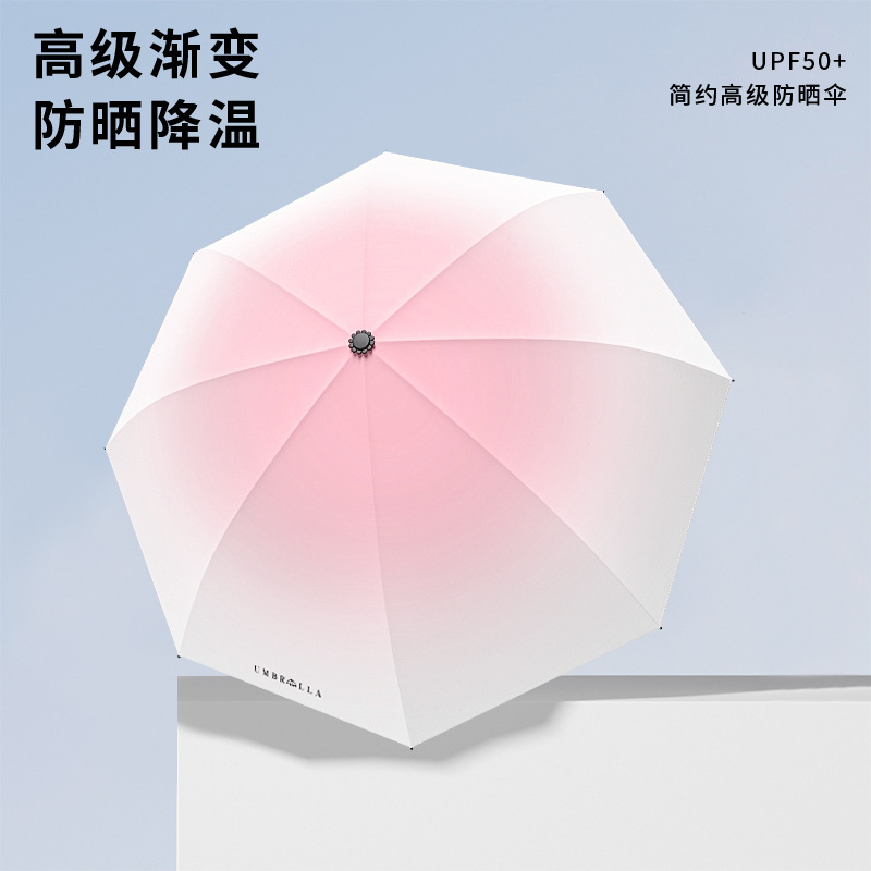 雨伞24骨自动大号森系女学生折叠伞双人防晒晴雨两用太阳伞批发伞|undefined
