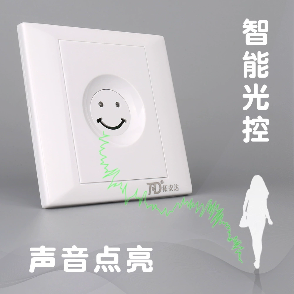 Smart switch key with light music, direct factory sales, 220v