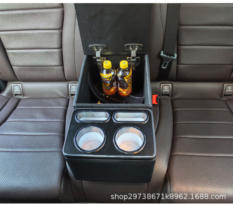 Suitable for All Series of 5-Seat Rear Middle Universal Armrest Box Cruiser Second Row Multi-Function Storage Box Modification
