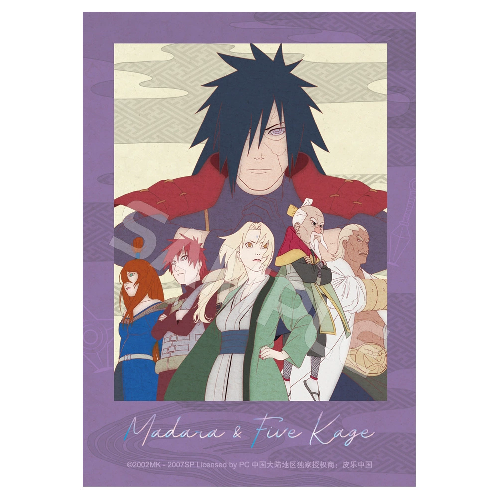 Портретная серия Stand-Up Art Card (Moriwan) Naruto, коллекционная серия 6.3×8.9 см