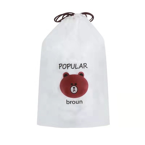 Disposable bear fresh-keeping mold cover with heat preservation and dustproof large elastic flap cover for vegetables and fruits