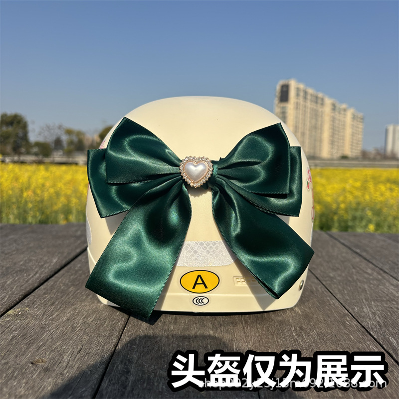 Electric Vehicle Helmet Decoration Bow Quick Release Accessories