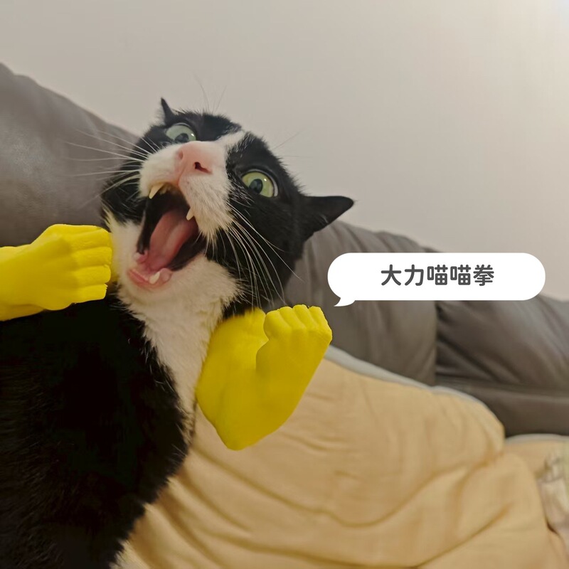 跨境爆品Creative Green Giant arm 3D打印恶搞宠物道具挂脖手臂|undefined
