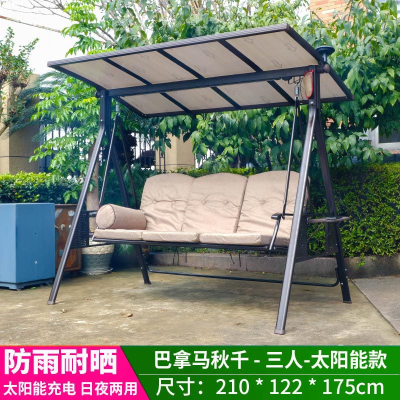 Silla colgante para exteriores, silla colgante para patio, silla colgante tipo cesta para balcón, silla colgante de metal moderna de aleación de aluminio para interiores.
