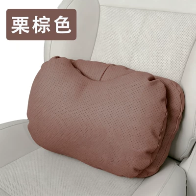 Headrest: support, comfortable cushion - chestnut-brown-one-piece-waist-support