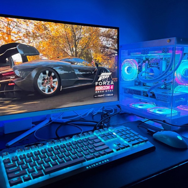 台式电脑主机全套RTX4060/5060高配游戏型办公家用直播专用一体机
