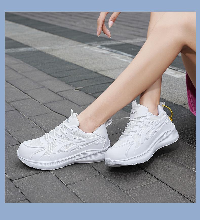 Women Ladies Tennis Shoes Walking Shoes Sneakers Synthetic Rubber Sole Cushioned Easy To Clean Footgear_voghion.com