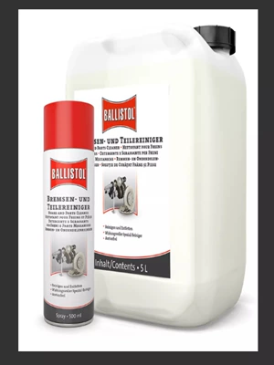 German imported brake pad cleaner to remove metal parts oil grease dirt genuine Ballistol (Oil additive) - 500ml