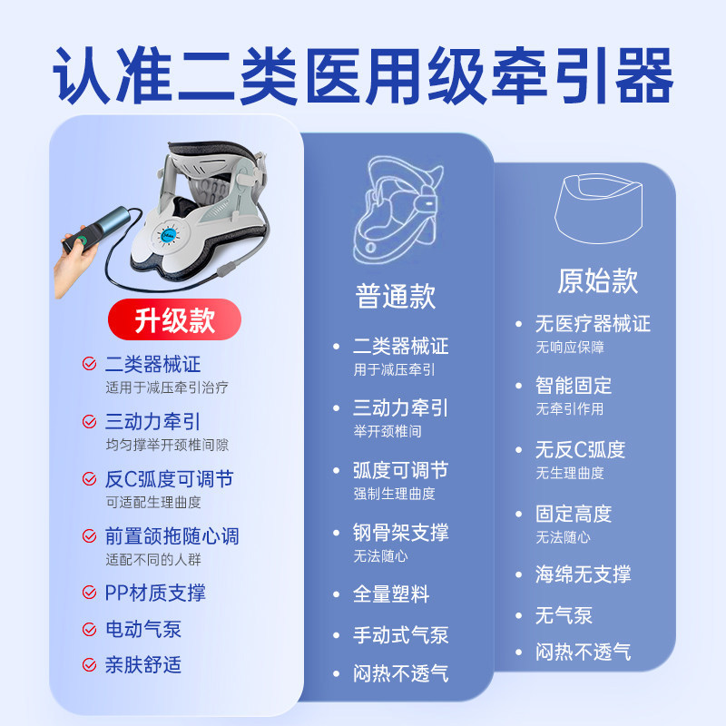 爱护佳医用颈椎牵引器电动充气颈部固定气垫式中老年康复辅助护理