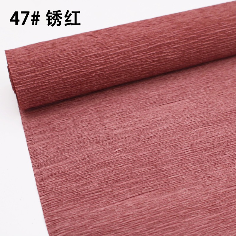 工厂直销跨境彩色皱纹纸褶皱卷边纸25cm*2.5m手工diy花艺制作材料|undefined