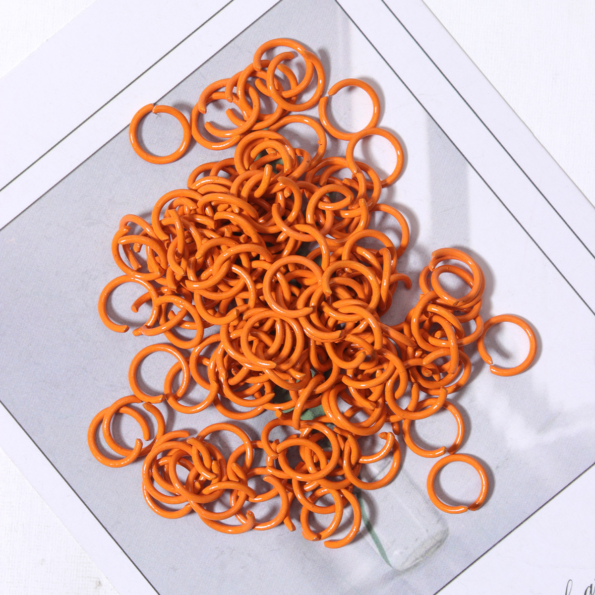 9#Orange/open ring