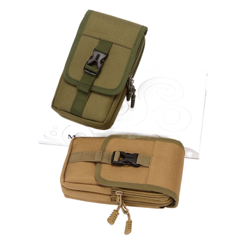 New 7-inch mobile phone waist bag multi-pocket mobile phone bag wear-resistant construction site waist bag wear belt waist bag mobile phone bag wholesale