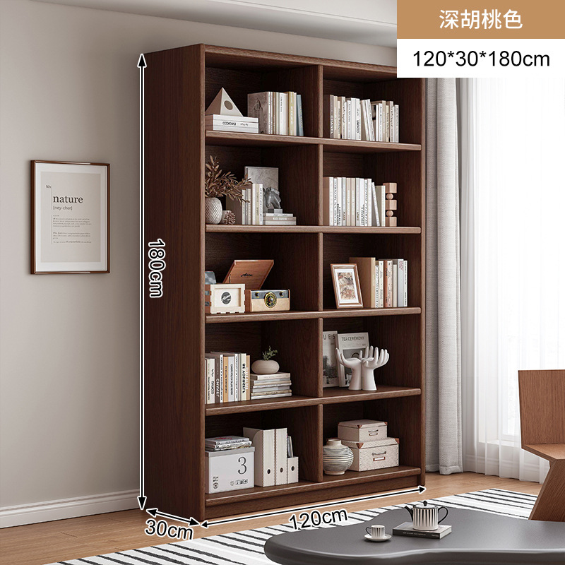 Estantería de balcón de madera maciza integrada contra la pared, estante de piso a techo, almacenamiento, almacenamiento, estantería para uso doméstico, simple y sin espacio