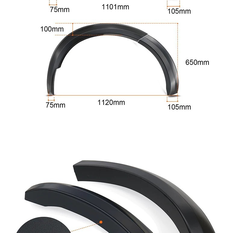 Suitable for 2015+ Nissan Navara Np300 Narrow-Rim Wheel Arch Pickup Truck Anti-Collision Mudguard Off-Road Modification Parts