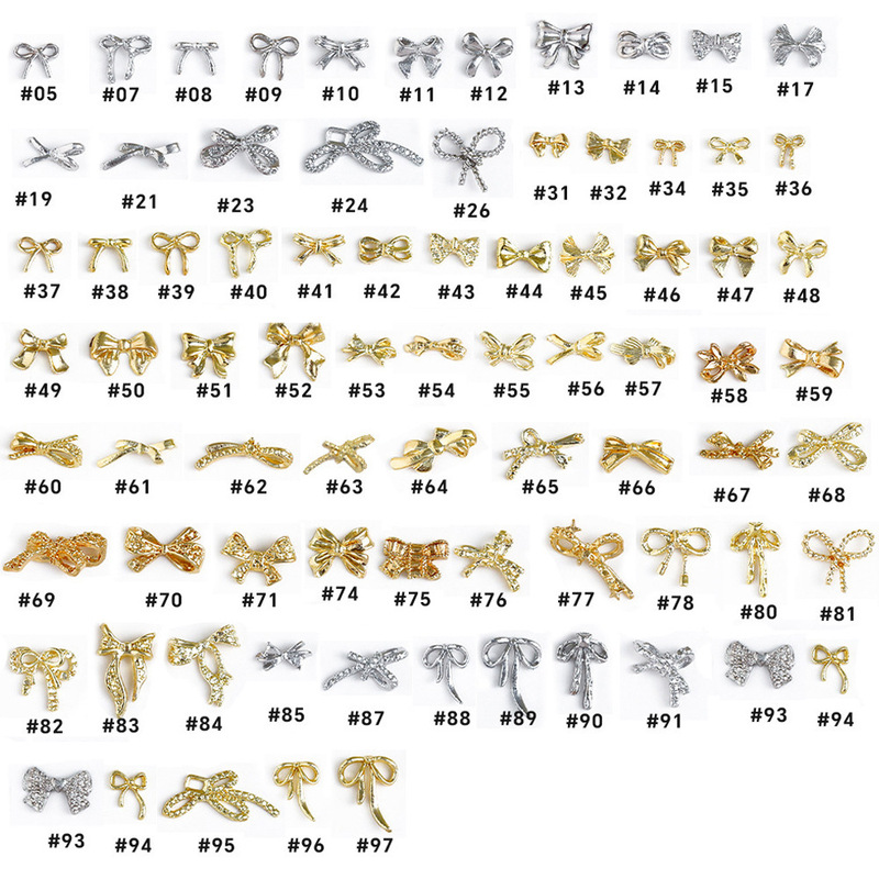 Internet Celebrity New Alloy Bow Nail Art Accessories Retro Ribbon Hollow Butterfly Bow Nail Decorations Wholesale Internet Celebrity New Alloy Bow Nail Art Accessories Retro Ribbon Hollow Butterfly Bow Nail Decorations Wholesale