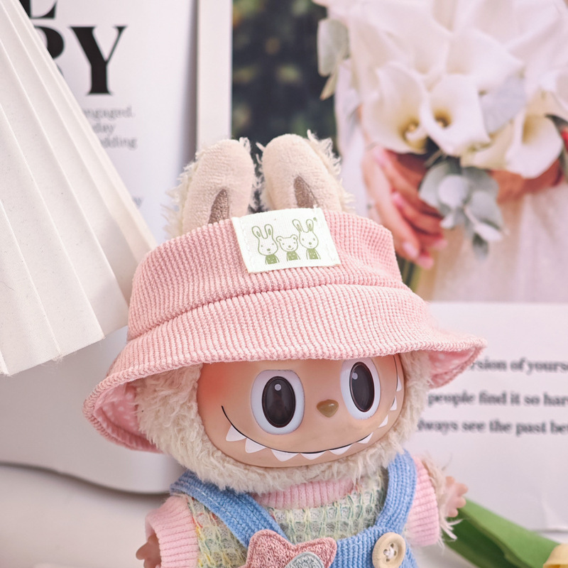 17 センチメートルラブブハートビートラブブビニールぬいぐるみペンダント服オーバーオールスーツ着替えベビー服靴|undefined