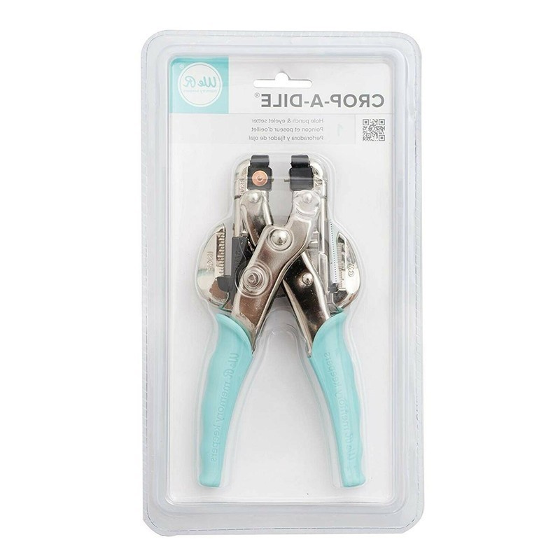 We R Memory Keepers perforador de mano pinzas para ojo de aire Crop A Dile
