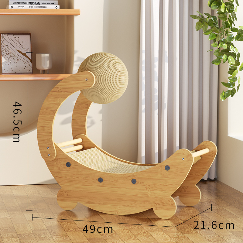 cuerda de seda vertical para gatos estante gato agarre columna resistente al agarre juguete gato agarre placa de madera gato agarre bola papel corrugado agarre placa