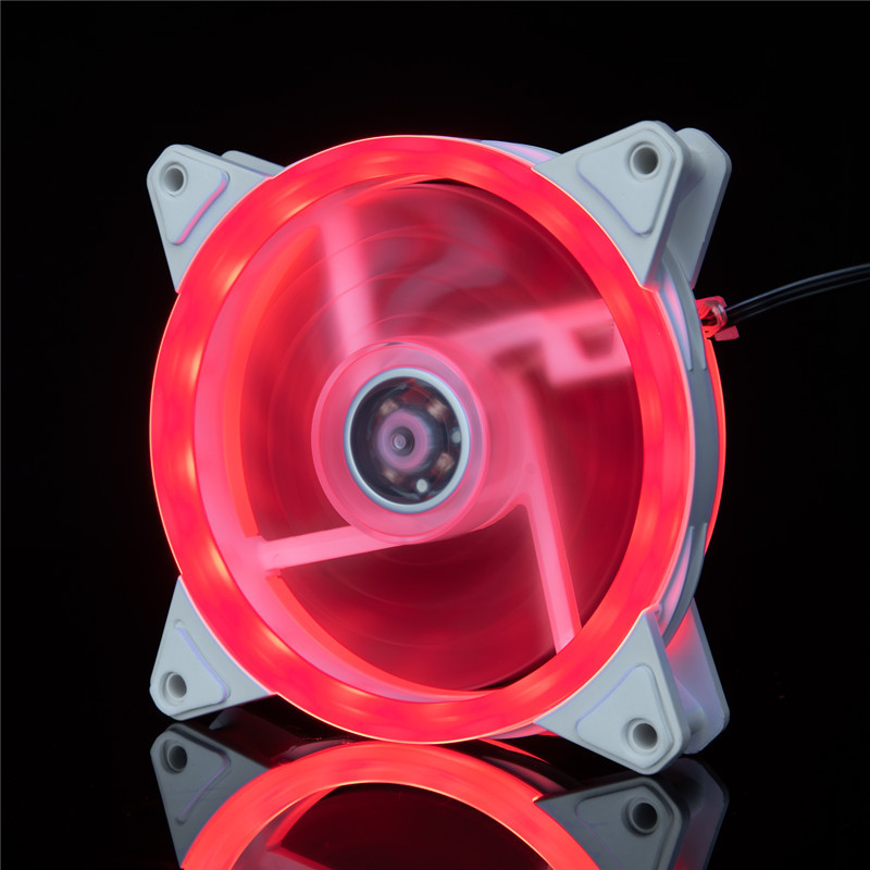 Ledケースファン12cm極光日食16led 12025クールledダブル絞りコンピュータケース|undefined