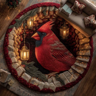 retriever quilted round floor mat home, Avtomobil döşəmə paspasları - 15-16-x-164141cm-round