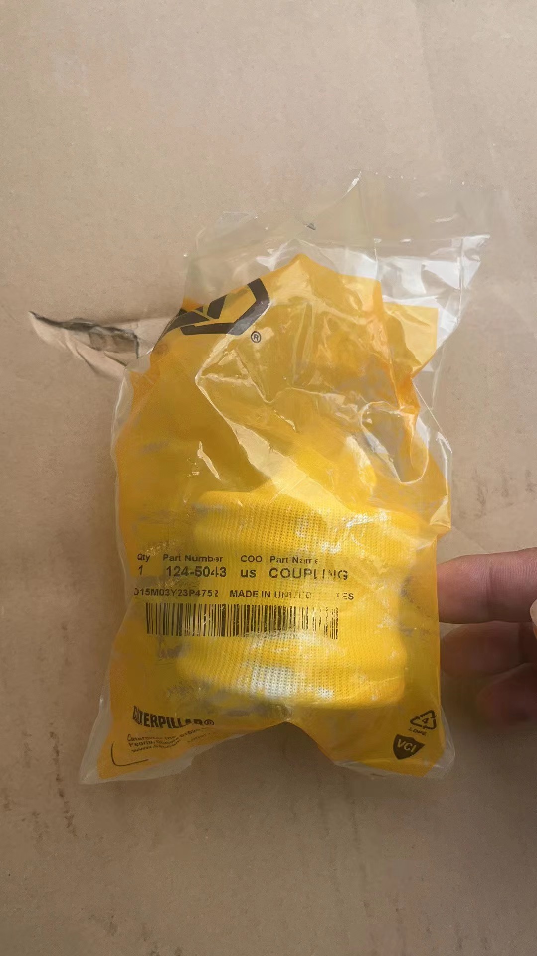 卡特  1245043    124-5043: 管组件C-10 C-12