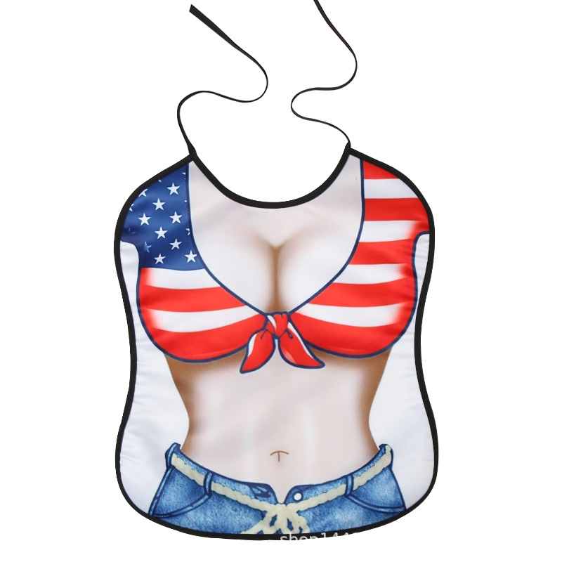 Fabricante en stock suministro adulto babero personalidad creativa divertido Reunión Anual partido spoof props olla caliente tienda invitado