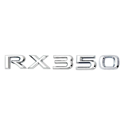 Letter Sticker Car logo - standard-rx350-mirror-silver