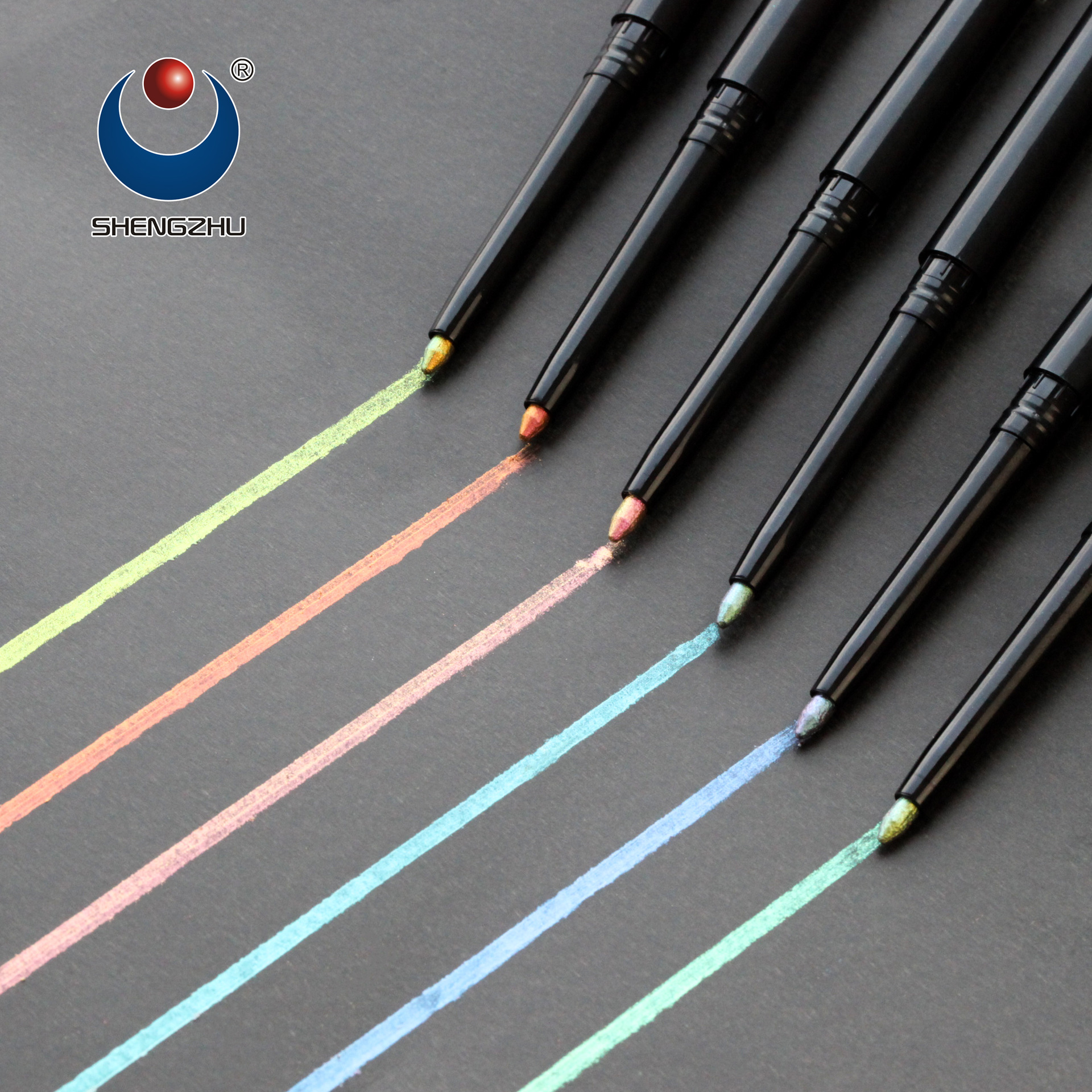 高光变色龙眼线笔 眼妆卧蚕闪亮变色眼影修容光变幻彩舞台妆彩妆