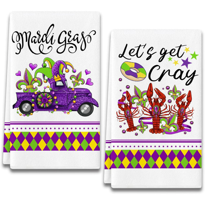 Happy Carnival Carnival kitchen towel crayfish theme seasonal festival kitchen towel