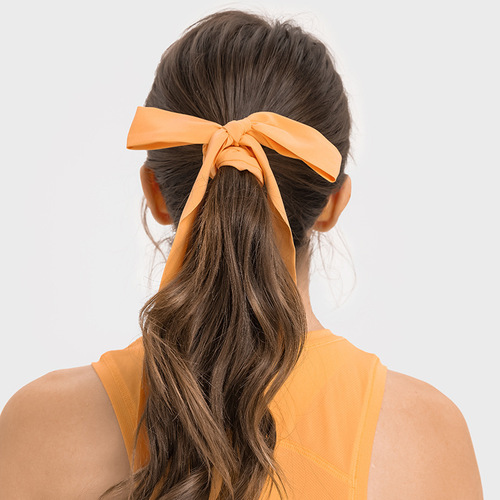 Quality Hairband with Tie-Down Strap, Bow-Knot Casual Sports Elastic Headband, Ribbon Hair-Tying Headband, Hair Tie Strap DA373