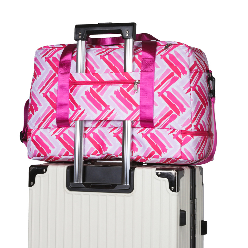 Comercio exterior al por mayor nueva bolsa de viaje portátil de gran capacidad de corta distancia almacenamiento separado en seco y húmedo bolsa de gimnasio de yoga bolsa de equipaje