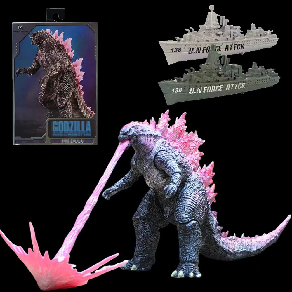 [качественная версия 2024 Годзилла фигурка битва кинг-кун империя подъем Godzilla подвижная модель игрушка]