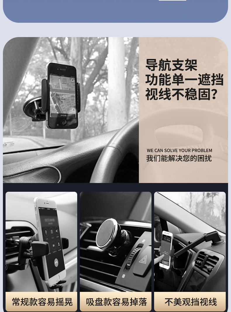 Multifunctional Car Anti-Slip Mat for Mobile Phones, Dashboard Pvc Phone Holder Mat, Parking Sign Dropshipping