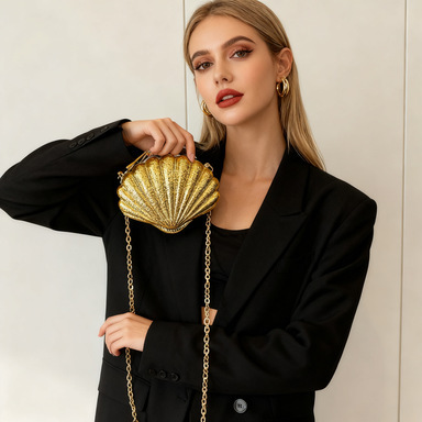 Nueva bolsa de cena de mujer acrílico sequela bolsa de concha de moda transfronteriza cadena de estilo europeo y americano hombro único oblicuo bolsa de cena