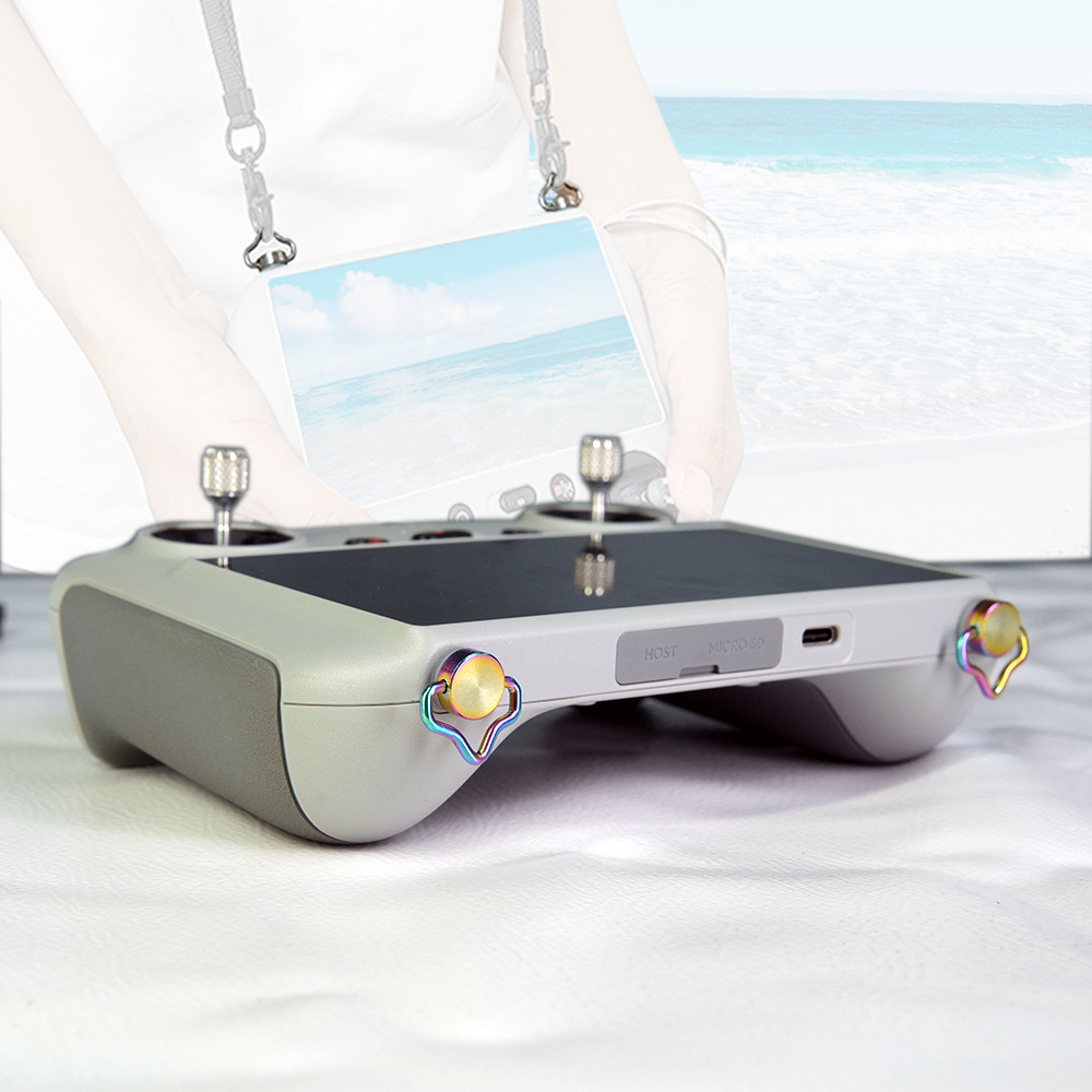 (2개) DJI UAV MINI3/4PRO/AIR3 화면 원격 제어 빠른 릴리스 어깨 끈 RC2 끈 나사를 위해 적당한