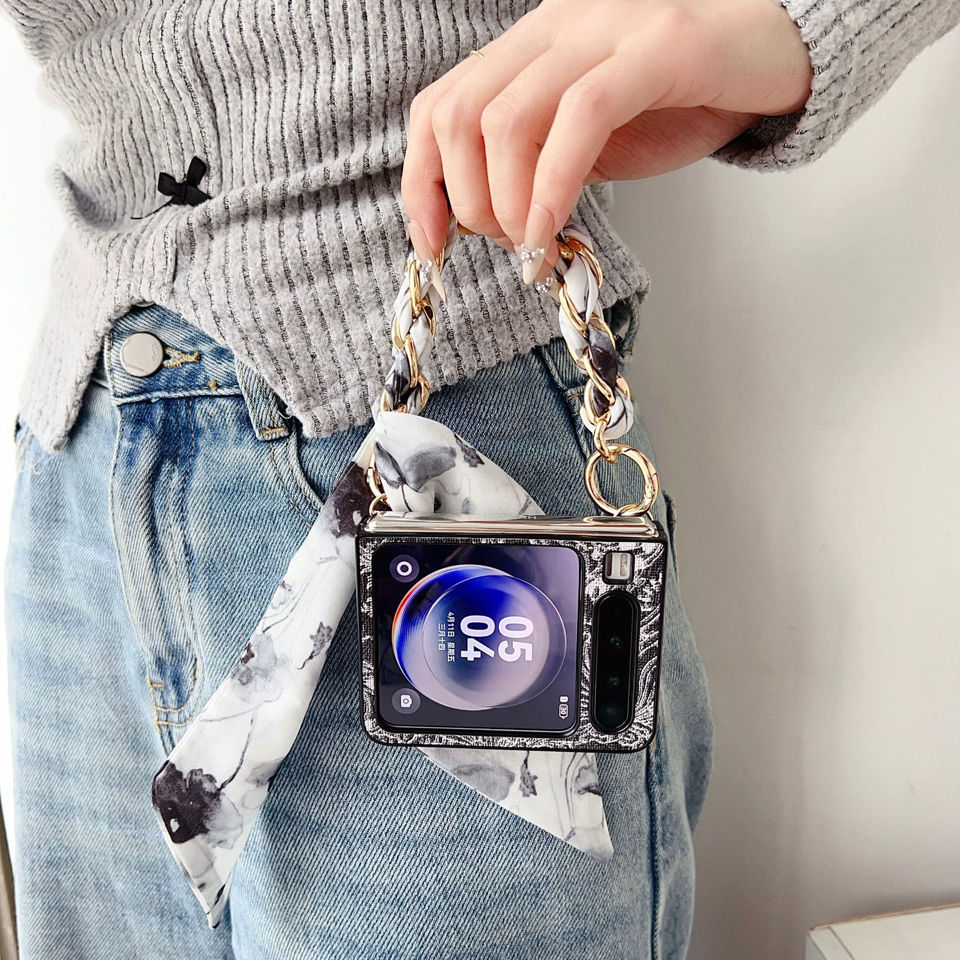 刺绣国风适用华为purax阔折叠手机套purax典藏版女神丝巾手提外壳