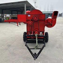 四轮传动轴稻麦脱粒机图片价格青稞脱粒机型号高粱谷子脱粒机参数