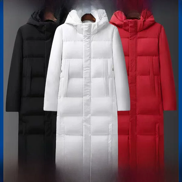 Long down Cotton Coat, Men's Art School Cotton Coat, Women's Shen Physical Hospital Coat, Taekwondo Training Suit, Cold-Proof Work Cotton-Padded Jacket