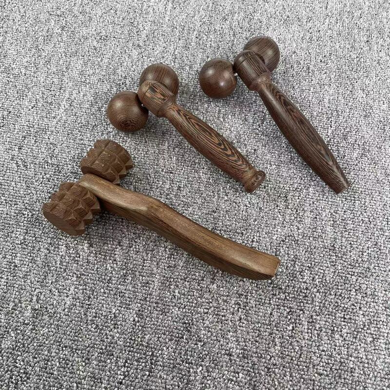 鶏の羽の木のマッサージ器の双球のやせている顔の提拉マッサージの木のメーカーの卸売りの鳥はマッサージ器を持ちます。|undefined