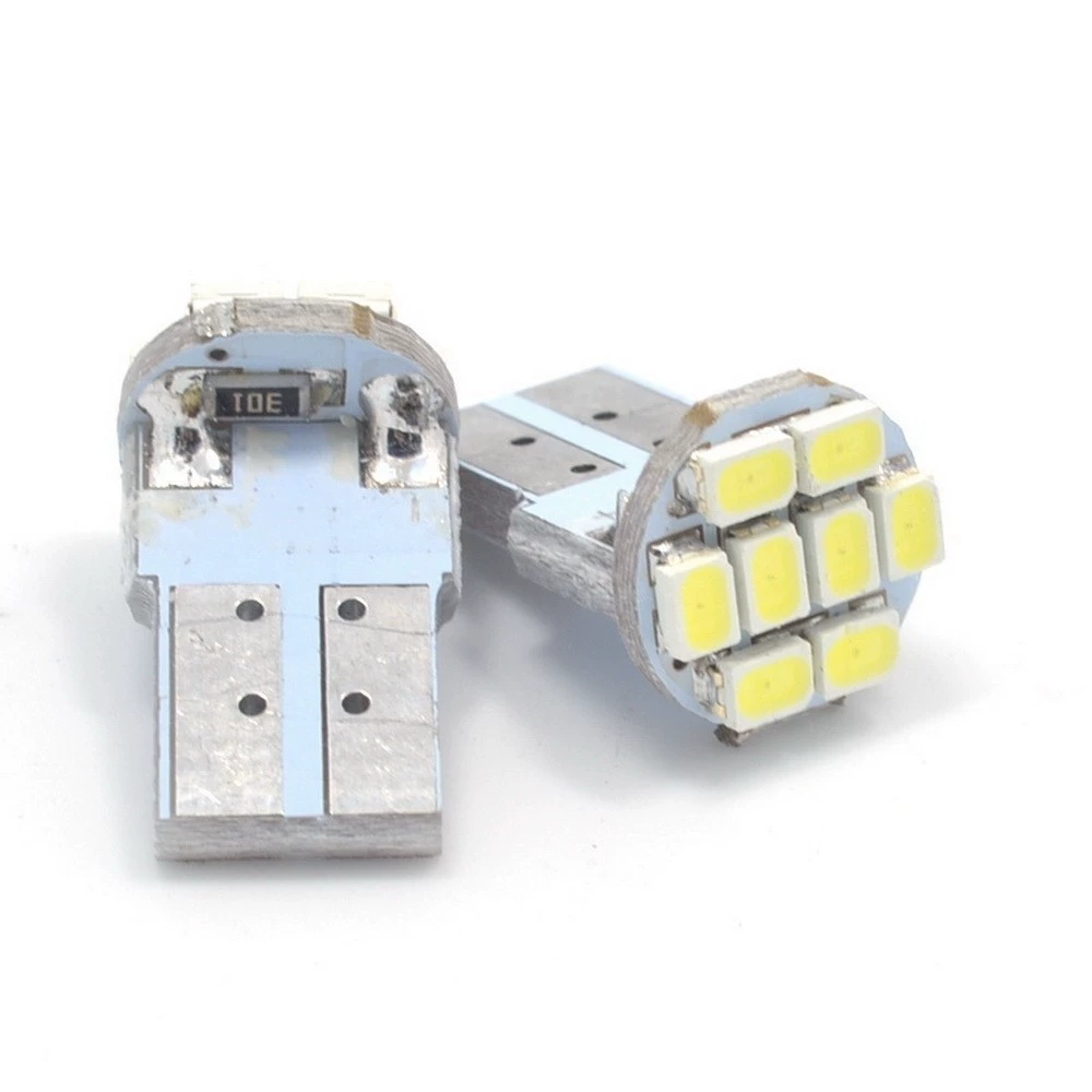 Плата с автомобильными светодиодами 12V T10 8 SMD 1206 — светодиод для номерного знака T10