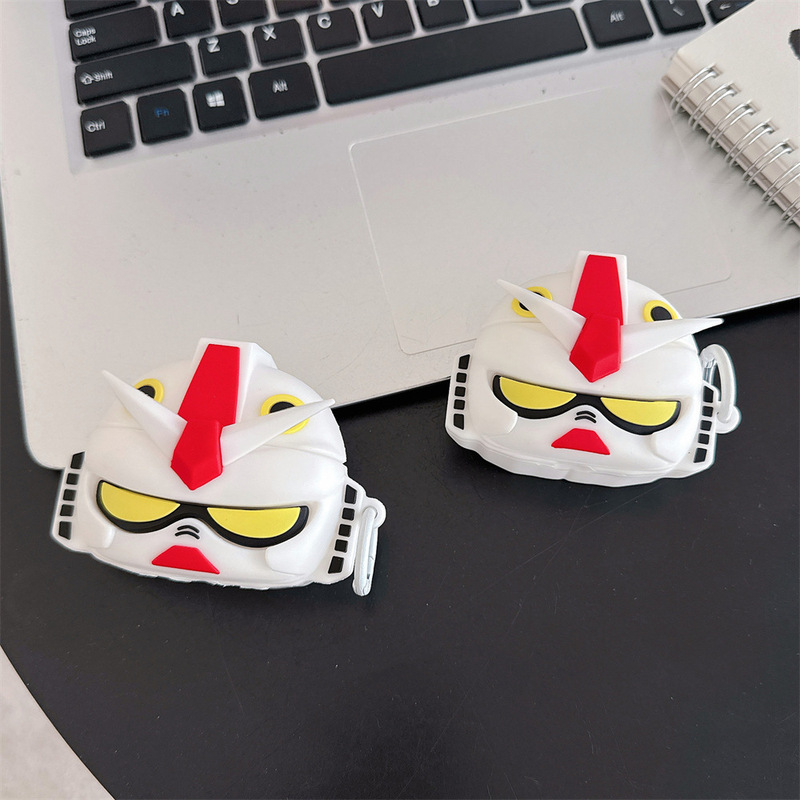 Gundam Robot Protective Case for AirPods Pro 3Rd Generation, 4Th Generation Pro 2, Apple Bluetooth Earphone Case, Personalized