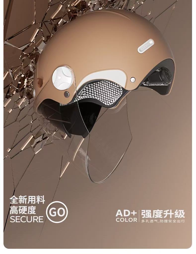 3C Certified Electric Vehicle Helmet Ad All-Season Universal Motorcycle Summer Half Helmet Electric Scooter Safety Helmet for Riding