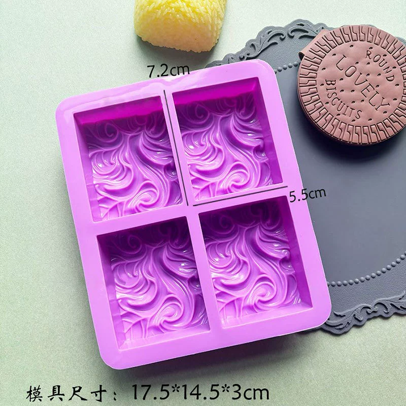 Soap mold, silicone mold contains rose, DIY